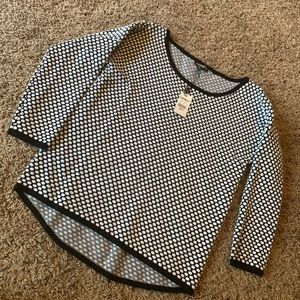 NEW! ‼️Express black and white polka dot sweater